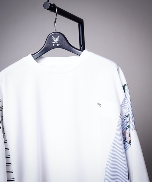 AFYF(エーエフワイエフ)の「AFYFSIDE CHECK SS/オーバーサイズ サイドチェックTシャツ 半袖(Tシャツ/カットソー・メンズ・ホワイト系その他/ブラック系その他/ベージュ系その他/ホワイト系その他2/ベージュ系その他2・FREE)」の13枚目の写真