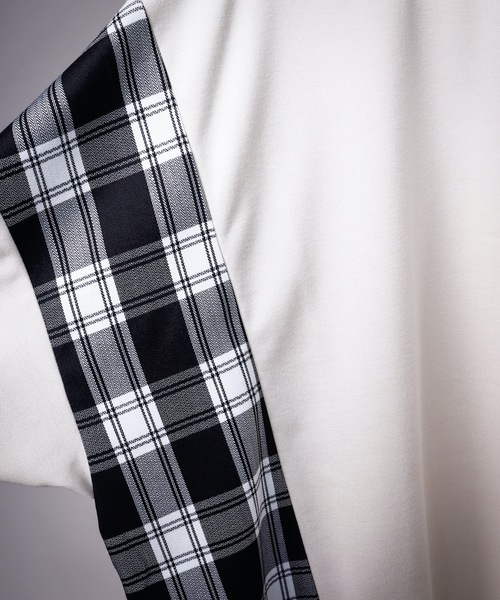 AFYF(エーエフワイエフ)の「AFYFSIDE CHECK SS/オーバーサイズ サイドチェックTシャツ 半袖(Tシャツ/カットソー・メンズ・ホワイト系その他/ブラック系その他/ベージュ系その他/ホワイト系その他2/ベージュ系その他2・FREE)」の22枚目の写真