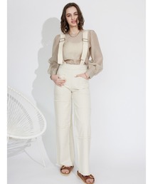 Patchwork Straight Pants/パッチワークストレートパンツ