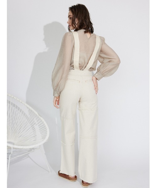 ALEXIA STAM（アリシアスタン）の「Patchwork Straight Pants/パッチワークストレートパンツ（その他パンツ・レディース・オフホワイト・S/M）」の16枚目の写真