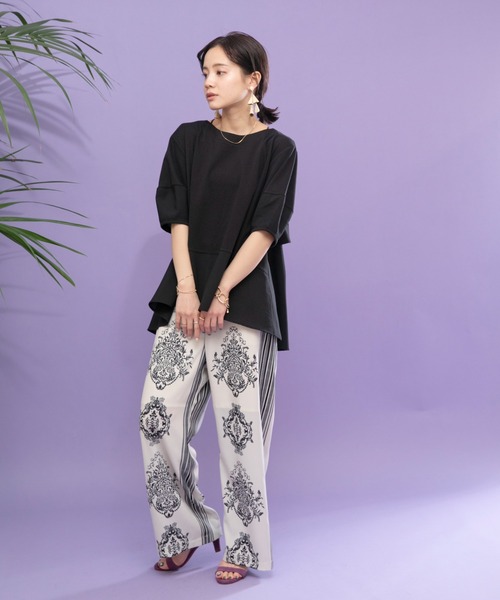 美品 Eimee Law エイミーロウ コクーンスリーブバックフリルトップス Eimee Law（エイミーロウ）の「コクーンスリーブバックフリル