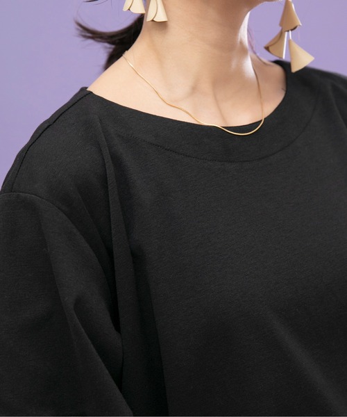 美品 Eimee Law エイミーロウ コクーンスリーブバックフリルトップス Eimee Law（エイミーロウ）の「コクーンスリーブバックフリル