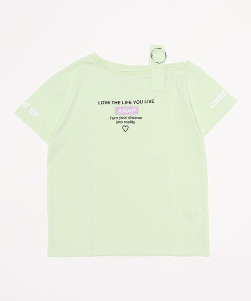 ANAP kids(アナップキッズ)の「肩ベルトワンショルダーチュニック(チュニック・キッズ・ミント/サックスブルー/ブラック・110cm/130cm/120cm)」の14枚目の写真