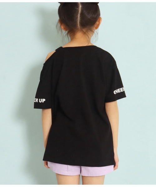 ANAP kids(アナップキッズ)の「肩ベルトワンショルダーチュニック(チュニック・キッズ・ミント/サックスブルー/ブラック・110cm/130cm/120cm)」の4枚目の写真