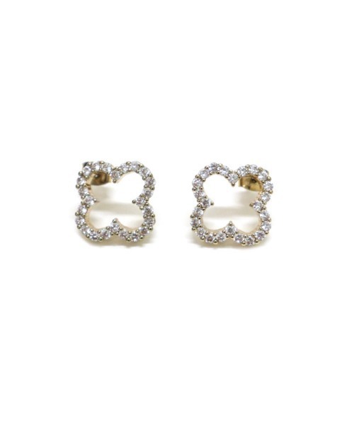 at.(アット)の「【at.】フラワーピアス・イヤリング(ピアス(両耳用)・レディース・ゴールド/ゴールド系その他・FREE)」の16枚目の写真