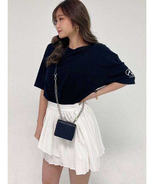 GYDA（ジェイダ）の「BABY A GO GO UNISEX Tシャツ（Tシャツ/カットソー・レディース・ブラック/オフホワイト・FREE）」の5枚目の写真