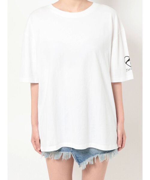 GYDA（ジェイダ）の「BABY A GO GO UNISEX Tシャツ（Tシャツ/カットソー・レディース・ブラック/オフホワイト・FREE）」の14枚目の写真