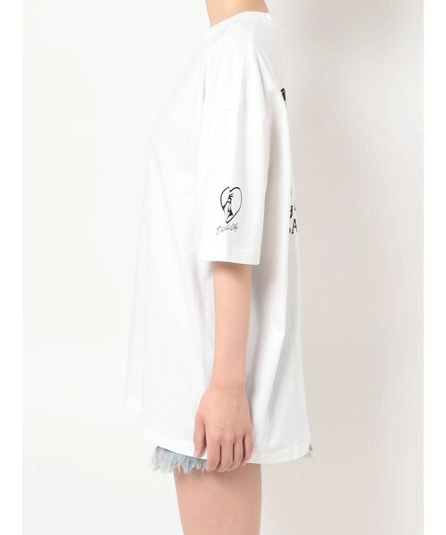 GYDA（ジェイダ）の「BABY A GO GO UNISEX Tシャツ（Tシャツ/カットソー・レディース・ブラック/オフホワイト・FREE）」の15枚目の写真