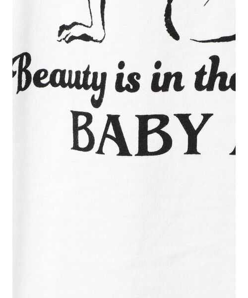 GYDA（ジェイダ）の「BABY A GO GO UNISEX Tシャツ（Tシャツ/カットソー・レディース・ブラック/オフホワイト・FREE）」の11枚目の写真