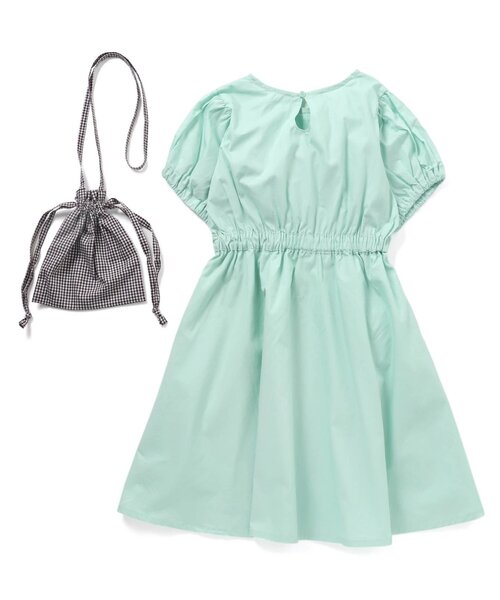 algy（アルジー）の「ポシェット付きワンピ（ワンピース・キッズ・サックスブルー/ブラック/ミント・MEDIUM/X-SMALL/XX-SMALL/XXX-SMALL/SMALL）」の13枚目の写真