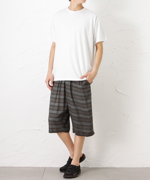 Mac-House(マックハウス)の「SARARI サラリ ステテコ イカット柄(その他パンツ・メンズ・ブラック/ブラウン・M/XL/L)」の7枚目の写真