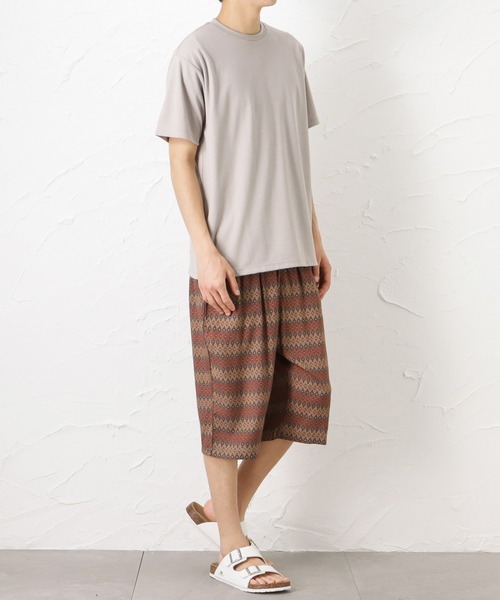 Mac-House(マックハウス)の「SARARI サラリ ステテコ イカット柄(その他パンツ・メンズ・ブラック/ブラウン・M/XL/L)」の11枚目の写真