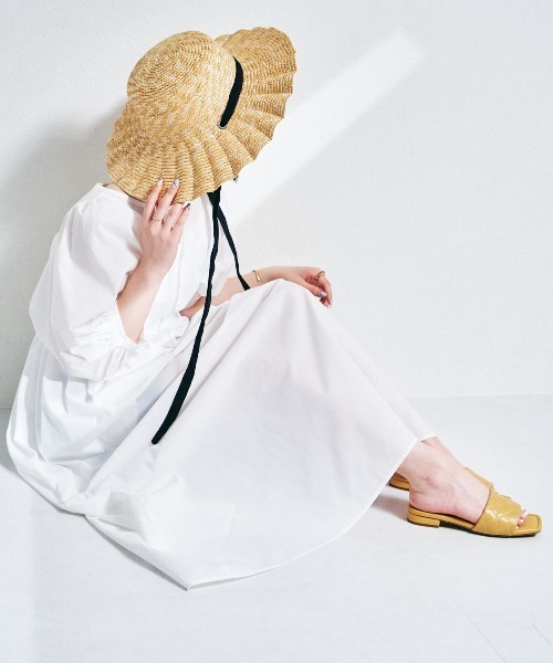 acro（アクロ）の「カットアウトボリュームスリーブワンピース/AC1415（ワンピース・レディース・ブラック/グリーン/ホワイト・ﾌﾘ-）」の18枚目の写真