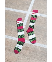 FRED PERRY（フレッドペリー）の「Charles Jeffrey Loverboy Printed Stripe Socks（ソックス/靴下）」