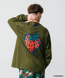 SILAS×INSANE STRAWBERRY L/S TEE