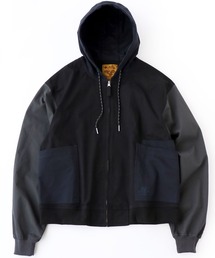 gym master（ジムマスター）の「ガーメントウォッシュガーデニングパーカー（ブルゾン）」