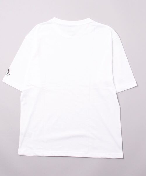 adidas(アディダス)の「adidas combat sports / ワンポイントロゴ入りビッグTシャツ(Tシャツ/カットソー・レディース・アイボリー/ダークグリーン/ホワイト/ブラック・MEDIUM/LARGE)」の17枚目の写真