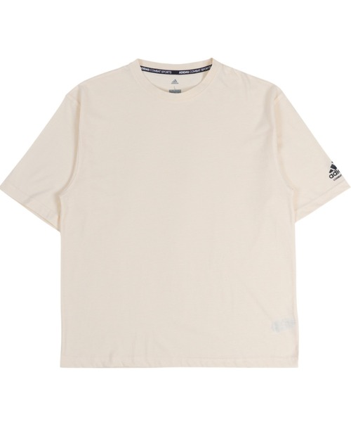 adidas(アディダス)の「adidas combat sports / ワンポイントロゴ入りビッグTシャツ(Tシャツ/カットソー・レディース・アイボリー/ダークグリーン/ホワイト/ブラック・MEDIUM/LARGE)」の2枚目の写真