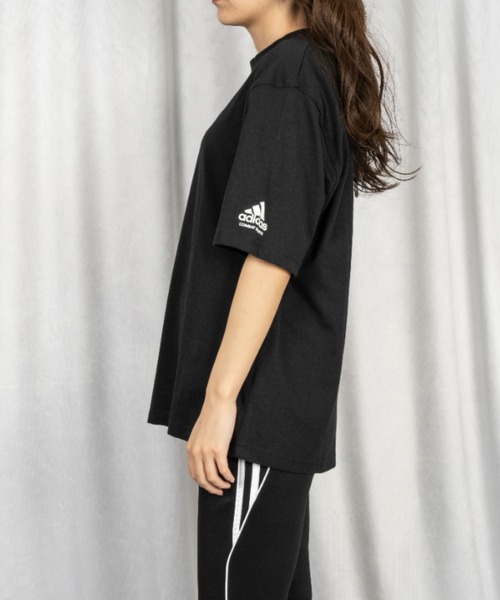 adidas(アディダス)の「adidas combat sports / ワンポイントロゴ入りビッグTシャツ(Tシャツ/カットソー・レディース・アイボリー/ダークグリーン/ホワイト/ブラック・MEDIUM/LARGE)」の10枚目の写真
