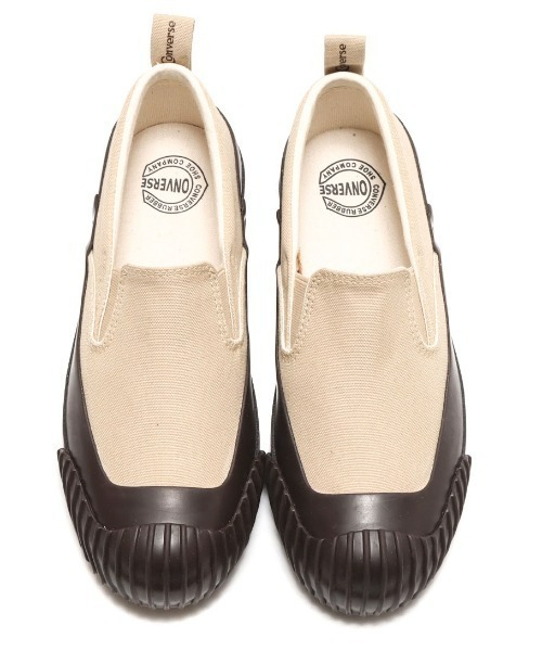 CONVERSE（コンバース）の「CONVERSE BIG C FG OV SLIP-ON / コンバース ビッグC FG OV スリップオン（スリッポン・レディース・ブラウン・23.5cm/23.0cm/24.0cm/25.0cm/24.5cm）」の5枚目の写真