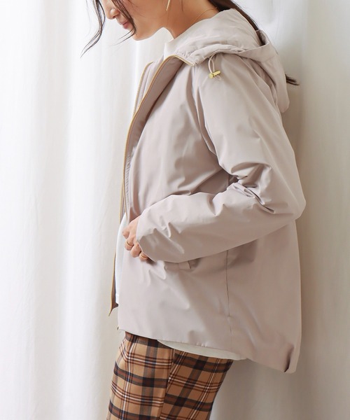libelle more（リベル モア）の「ウォーマル中綿ブルゾン（ブルゾン・レディース・ブラック/ネイビー/カーキ/ピンク/キャメル/グレイッシュベージュ・M/L）」の20枚目の写真
