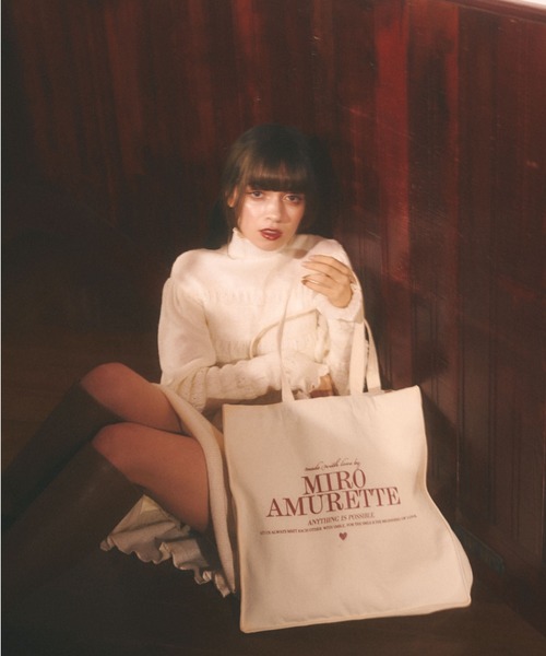 MIRO AMURETTE（ミロアミュレット）の「Miro tote No.9（トートバッグ・レディース・ベージュ・FREE）」の5枚目の写真