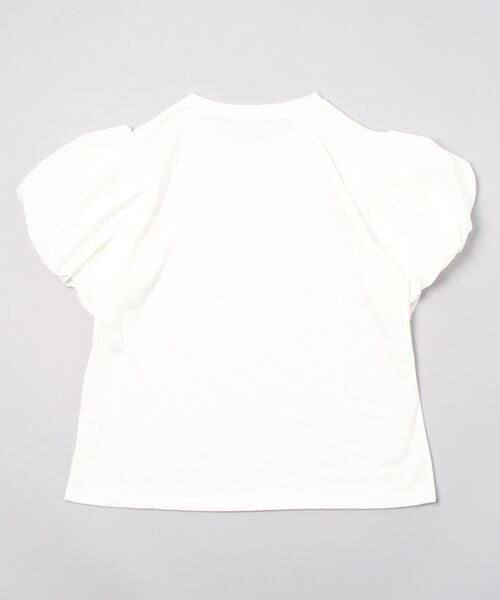 gossip！ロサンゼルス（ゴシップロサンゼルス）の「パフスリーブ　プリント Ｔシャツ（Tシャツ/カットソー・レディース・ホワイト・FREE）」の2枚目の写真