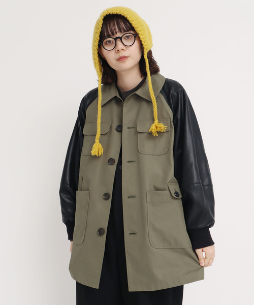 I am I in fact...（アイアムアイインファクト）の「BRUSHED WOOL　HOOD WARMER（ニットキャップ/ビーニー・レディース・ホワイト/レッド/イエロー/ブルー/グリーン・FREE）」の20枚目の写真