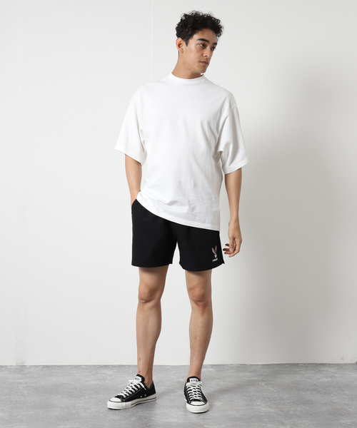 JOURNAL STANDARD(ジャーナルスタンダード)の「【MALBON GOLF/マルボン】ラビット 刺繍ロゴ ショーツ(その他パンツ・メンズ・ブラック・MEDIUM/LARGE)」の2枚目の写真