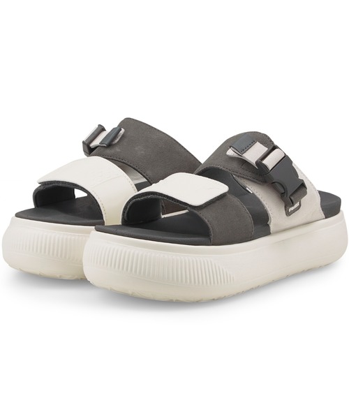 emmi(エミ)の「【PUMA】Suede Mayu Sandal(サンダル・レディース・チャコールグレー・23cm/24cm/25cm)」の7枚目の写真