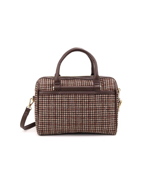 MIAN （ミアン）の「チェック柄クラシック2wayボストン（ボストンバッグ・レディース・ブラック/ブラウン/カーキ・FREE）」の20枚目の写真