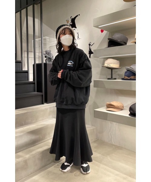 kaorinomori（カオリノモリ）の「kaorinomori リースニット（ニットキャップ/ビーニー・レディース・ホワイト/ブラック・FREE）」の11枚目の写真