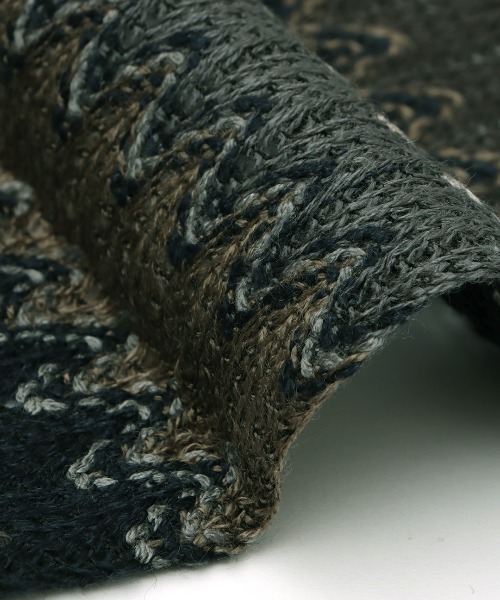 チチカカ（チチカカ）の「【ユニセックス】ラッセルジャカードバハシャツ（パーカー・メンズ・ネイビー/ブラック・MEDIUM/LARGE）」の17枚目の写真