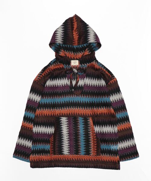 チチカカ（チチカカ）の「【ユニセックス】ラッセルジャカードバハシャツ（パーカー・メンズ・ネイビー/ブラック・MEDIUM/LARGE）」の19枚目の写真