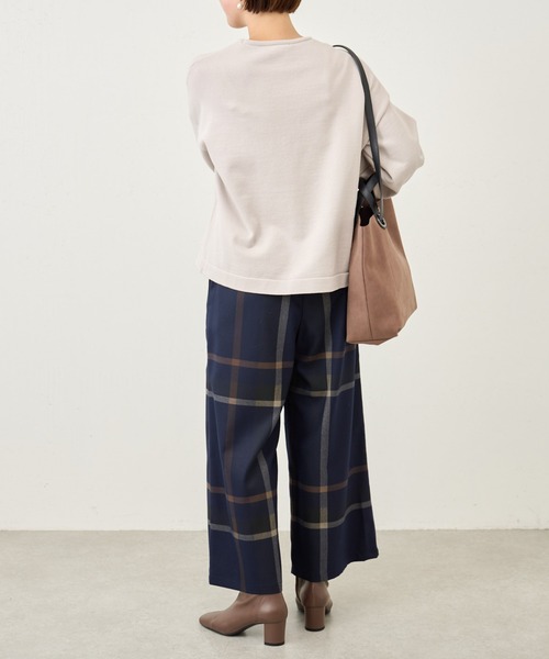 BEARDSLEY（ビアズリー）の「洗える袖ぷっくりニット（ニット/セーター・レディース・ブラック/ライトグレー/アイボリー・FREE）」の14枚目の写真