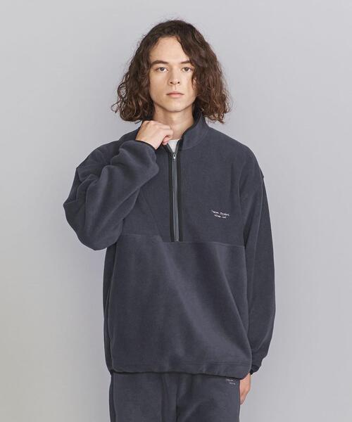 BEAUTY&YOUTH UNITED ARROWS（ビューティーアンドユースユナイテッドアローズ）の「【WEB限定】WELLNESS フリース ハーフジップ（その他トップス・メンズ・ブラック/ベージュ/ネイビー/オレンジ・S/M/L）」の12枚目の写真