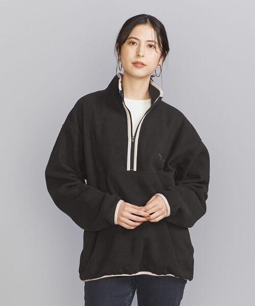 BEAUTY&YOUTH UNITED ARROWS（ビューティーアンドユースユナイテッドアローズ）の「【WEB限定】WELLNESS フリース ハーフジップ（その他トップス・メンズ・ブラック/ベージュ/ネイビー/オレンジ・S/M/L）」の14枚目の写真