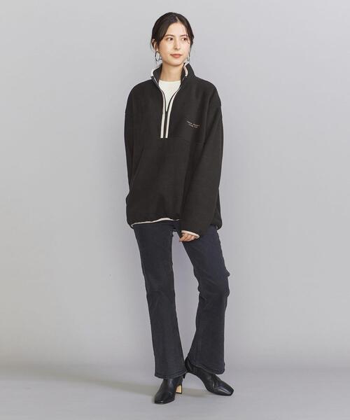 BEAUTY&YOUTH UNITED ARROWS（ビューティーアンドユースユナイテッドアローズ）の「【WEB限定】WELLNESS フリース ハーフジップ（その他トップス・メンズ・ブラック/ベージュ/ネイビー/オレンジ・S/M/L）」の8枚目の写真