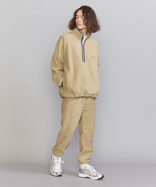 BEAUTY&YOUTH UNITED ARROWS（ビューティーアンドユースユナイテッドアローズ）の「【WEB限定】WELLNESS フリース ハーフジップ（その他トップス・メンズ・ブラック/ベージュ/ネイビー/オレンジ・S/M/L）」の15枚目の写真