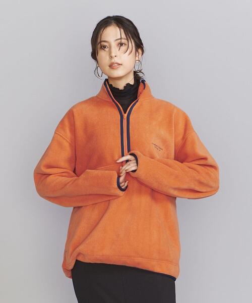 BEAUTY&YOUTH UNITED ARROWS（ビューティーアンドユースユナイテッドアローズ）の「【WEB限定】WELLNESS フリース ハーフジップ（その他トップス・メンズ・ブラック/ベージュ/ネイビー/オレンジ・S/M/L）」の16枚目の写真