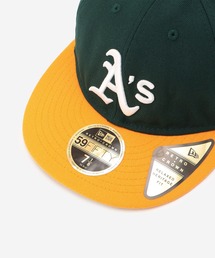 オークランド・アスレチックス★ニューエラ★RETRO CROWN RC 59FIFTY Heritage Stripe Retro Crown クーパーズタウン
