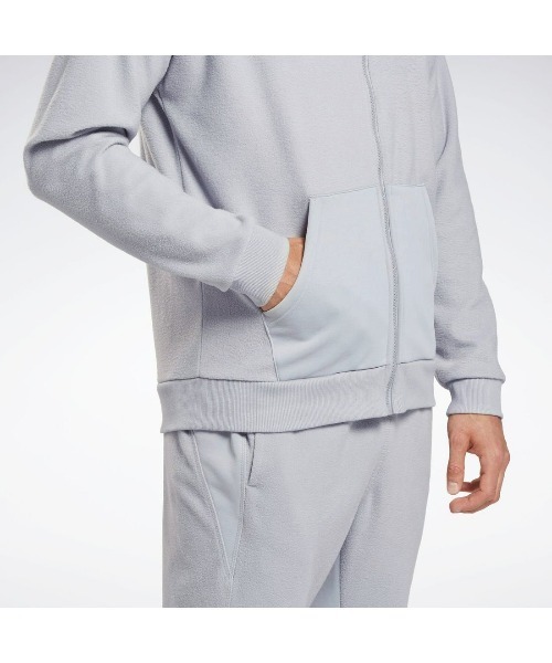 Reebok USA ドリームチーム　ウォームアップウェア セール】ワークアウト レディ サーモウォーム ジップアップ スウェット