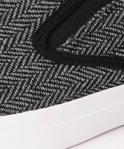 ikka(イッカ)の「ツィード調スリッポン(スリッポン・メンズ・ブラック/グレー・M/L)」の8枚目の写真