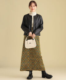 【美品】Ray BEAMS  ラムレザージャケット シープスキン  ノーカラー Ray BEAMS ラムレザージャケット シープスキン ノーカラー（Ray