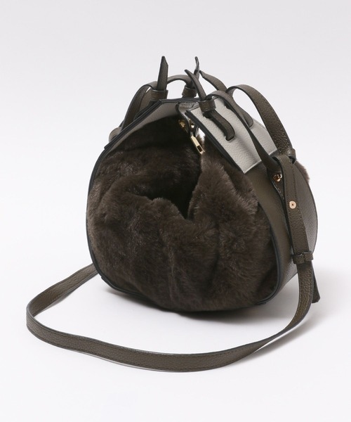 BAYFLOW（ベイフロー）の「3WAYファーショルダー（ショルダーバッグ・レディース・ブラック/ベージュ/カーキ・FREE）」の21枚目の写真