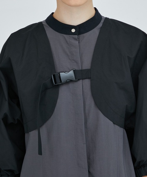 CITY TOKYO(シティトウキョウ)の「ボレロレイヤードシャツワンピース(ワンピース・レディース・ベージュ/カーキ/ダークグレー・1/2)」の19枚目の写真