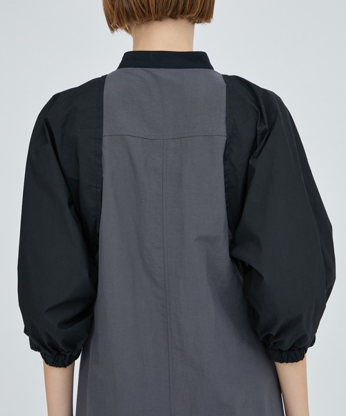 CITY TOKYO(シティトウキョウ)の「ボレロレイヤードシャツワンピース(ワンピース・レディース・ベージュ/カーキ/ダークグレー・1/2)」の5枚目の写真