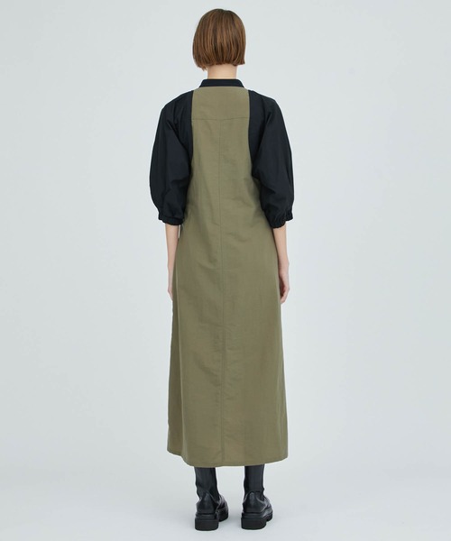 CITY TOKYO(シティトウキョウ)の「ボレロレイヤードシャツワンピース(ワンピース・レディース・ベージュ/カーキ/ダークグレー・1/2)」の7枚目の写真