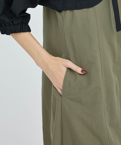 CITY TOKYO(シティトウキョウ)の「ボレロレイヤードシャツワンピース(ワンピース・レディース・ベージュ/カーキ/ダークグレー・1/2)」の11枚目の写真