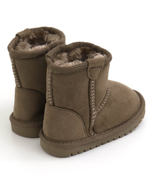 apres les cours（アプレレクール）の「ボアブーツ（ブーツ・キッズ・ピンク/ベージュ/ブラウン・13/18/21/16/17/19/14/15 /20）」の7枚目の写真